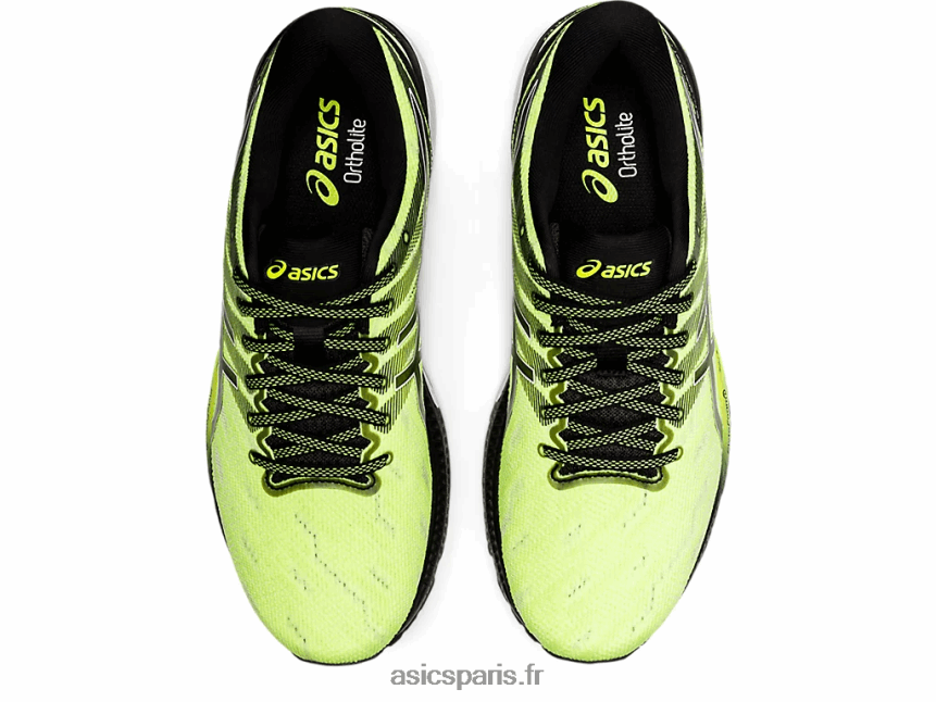 Hommes Asics gel-jadéite BXL8B21730 jaune de sécurité/blanc