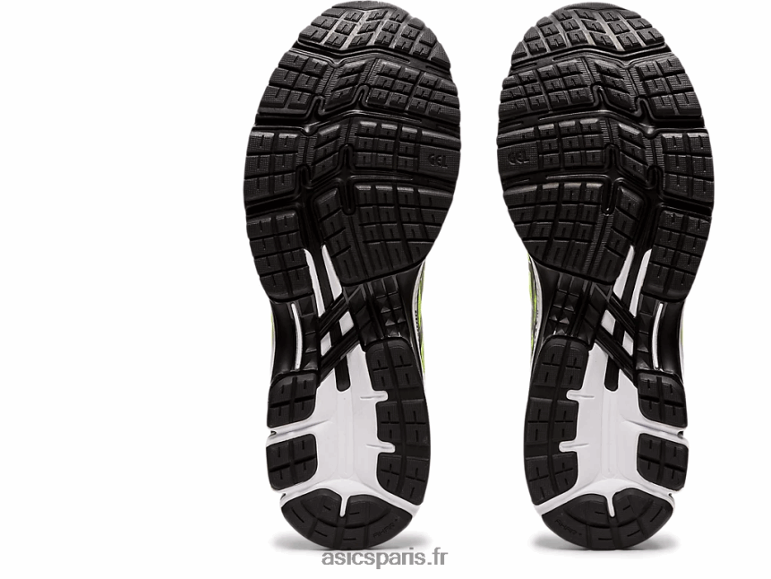 Hommes Asics gel-jadéite BXL8B21730 jaune de sécurité/blanc