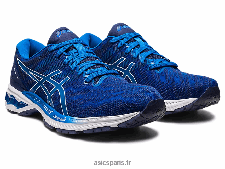 Hommes Asics gel-jadéite BXL8B2372 océan profond/blanc