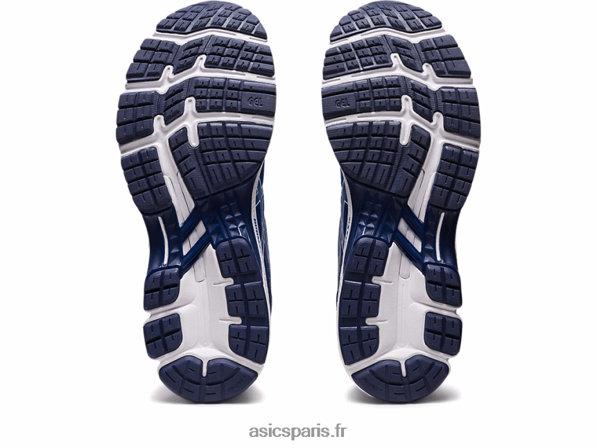 Hommes Asics gel-jadéite BXL8B2372 océan profond/blanc