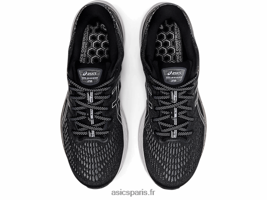 Hommes Asics gel-kayano 28 extra large BXL8B21868 noir blanc