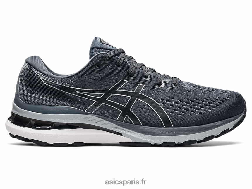 Hommes Asics gel-kayano 28 large BXL8B21837 transporteur gris/noir