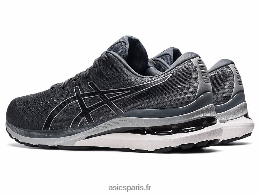 Hommes Asics gel-kayano 28 large BXL8B21837 transporteur gris/noir