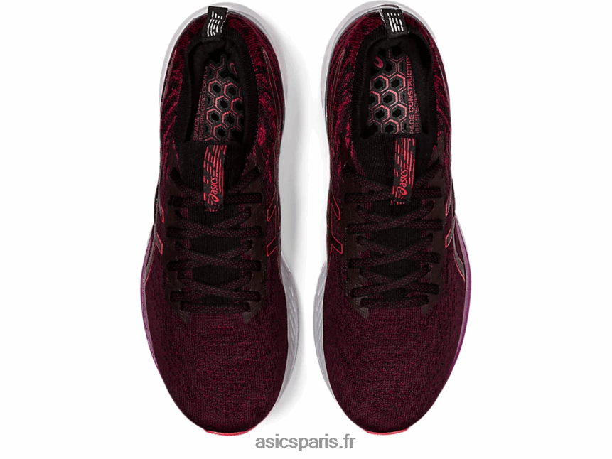 Hommes Asics gel-kayano 28 mk BXL8B21623 mars profond/rouge électrique