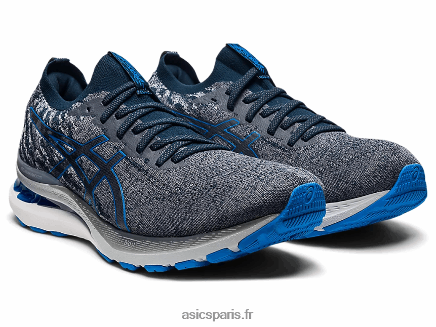 Hommes Asics gel-kayano 28 mk BXL8B21642 gris porteur/bleu électrique