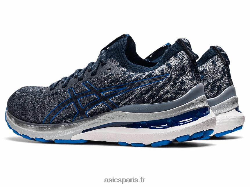 Hommes Asics gel-kayano 28 mk BXL8B21642 gris porteur/bleu électrique