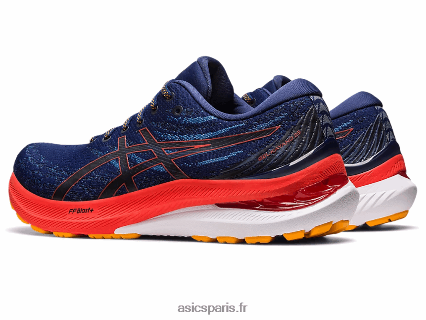 Hommes Asics gel-kayano 29 BXL8B21175 océan profond/tomate cerise