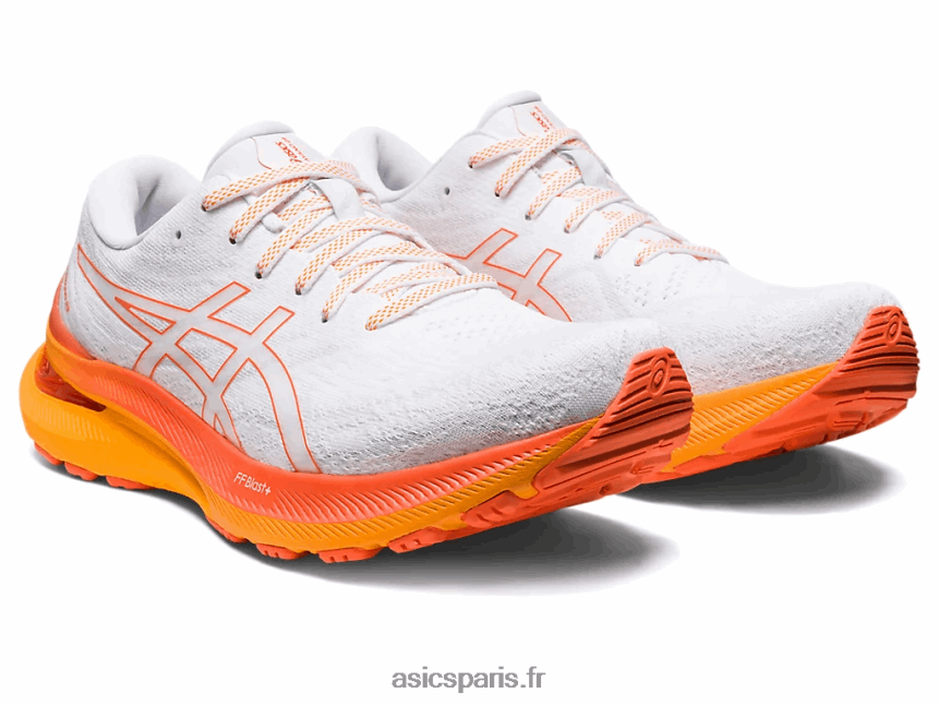 Hommes Asics gel-kayano 29 BXL8B2330 blanc/orange nova