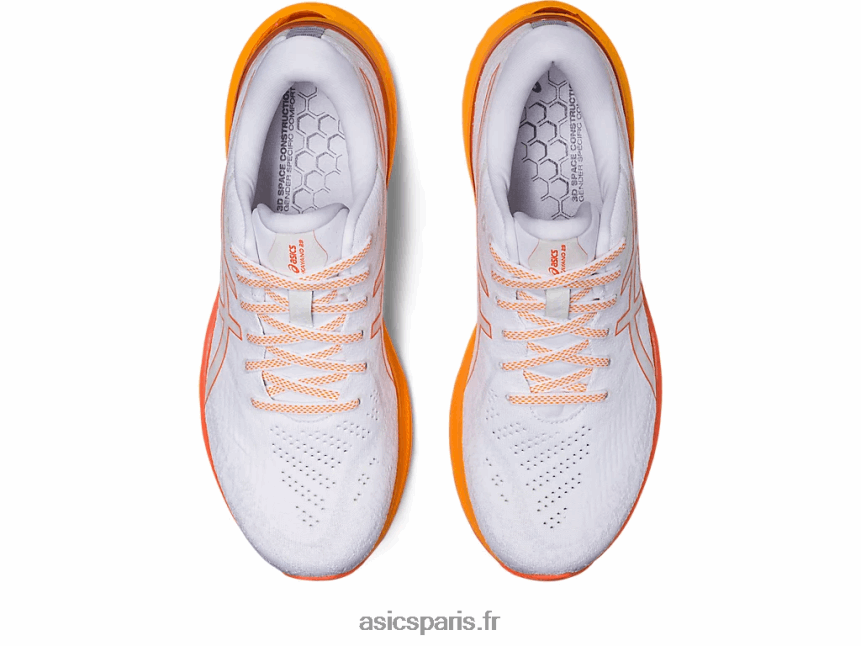 Hommes Asics gel-kayano 29 BXL8B2330 blanc/orange nova