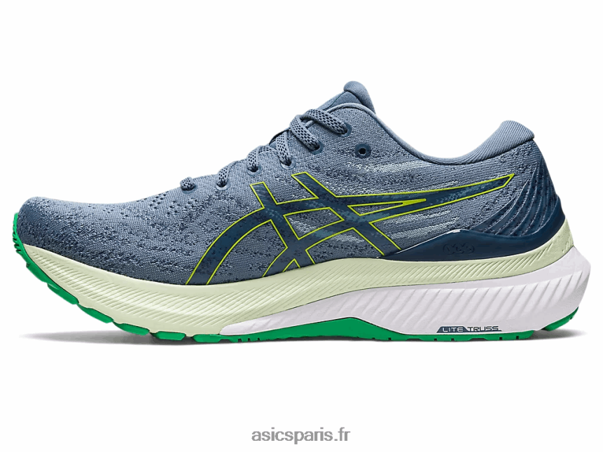 Hommes Asics gel-kayano 29 BXL8B2380 bleu acier/zeste de citron vert