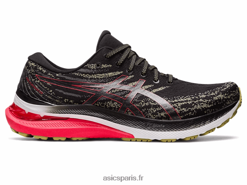 Hommes Asics gel-kayano 29 BXL8B2431 noir/rouge électrique