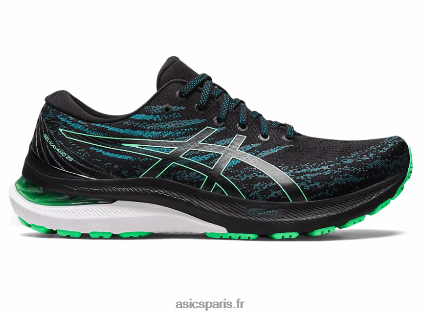 Hommes Asics gel-kayano 29 BXL8B2982 noir/nouvelle feuille