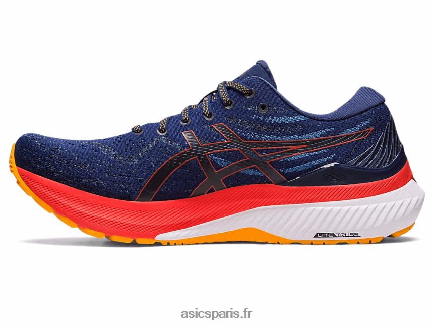 Hommes Asics gel-kayano 29 extra large BXL8B21174 océan profond/tomate cerise