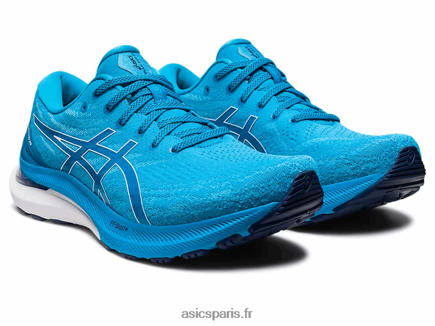 Hommes Asics gel-kayano 29 extra large BXL8B2391 bleu île/blanc