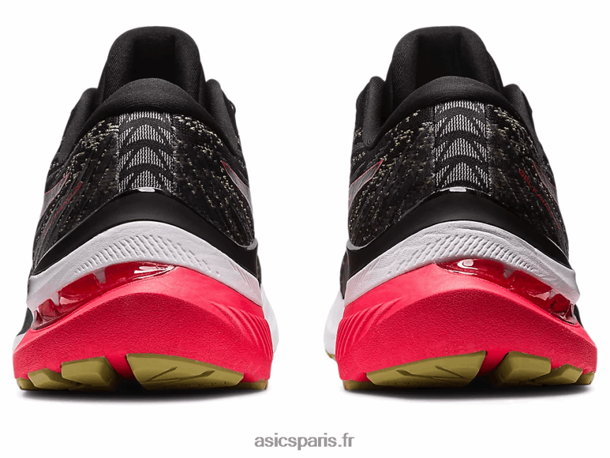 Hommes Asics gel-kayano 29 large BXL8B2429 noir/rouge électrique