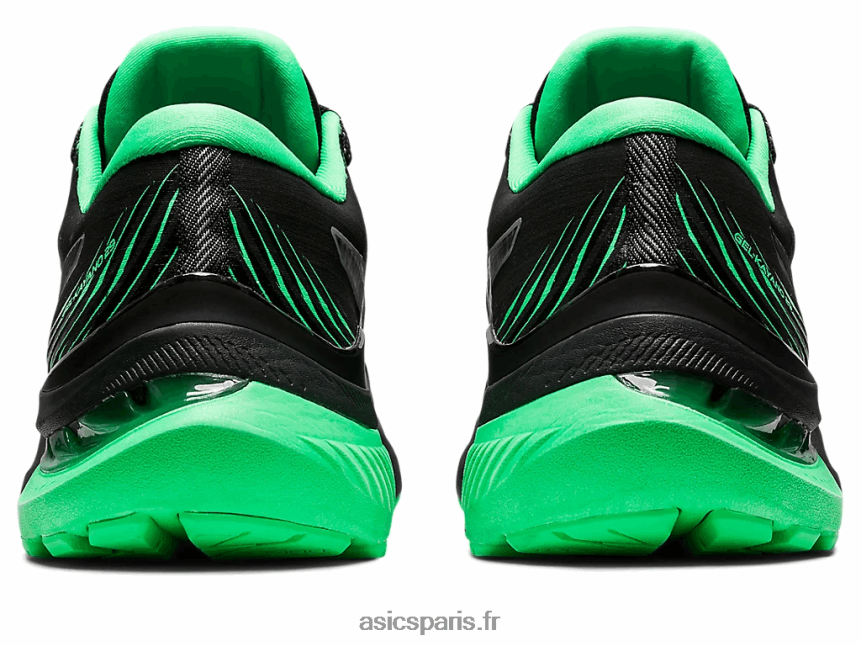 Hommes Asics gel-kayano 29 lite-show BXL8B2725 noir/nouvelle feuille