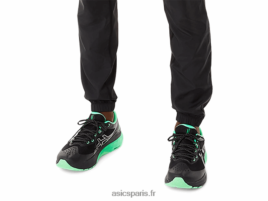 Hommes Asics gel-kayano 29 lite-show BXL8B2725 noir/nouvelle feuille