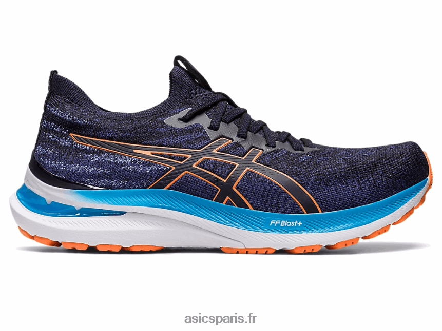 Hommes Asics gel-kayano 29 mk BXL8B2622 bleu indigo/pêche soleil