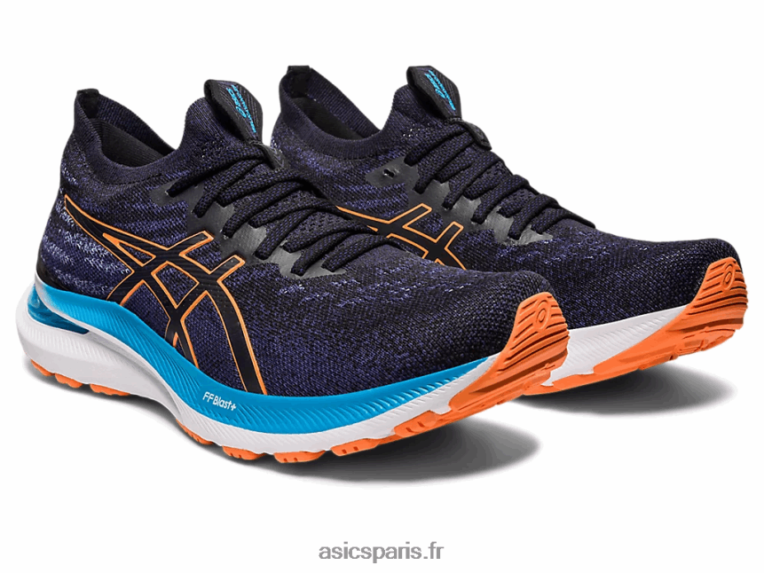 Hommes Asics gel-kayano 29 mk BXL8B2622 bleu indigo/pêche soleil
