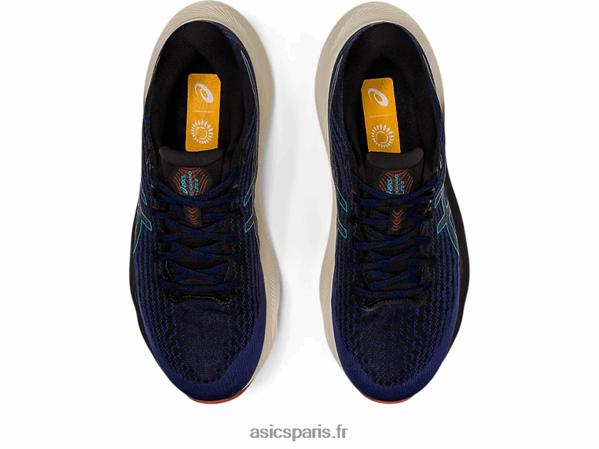 Hommes Asics gel-kayano lite 3 BXL8B2635 bleu indigo/noir