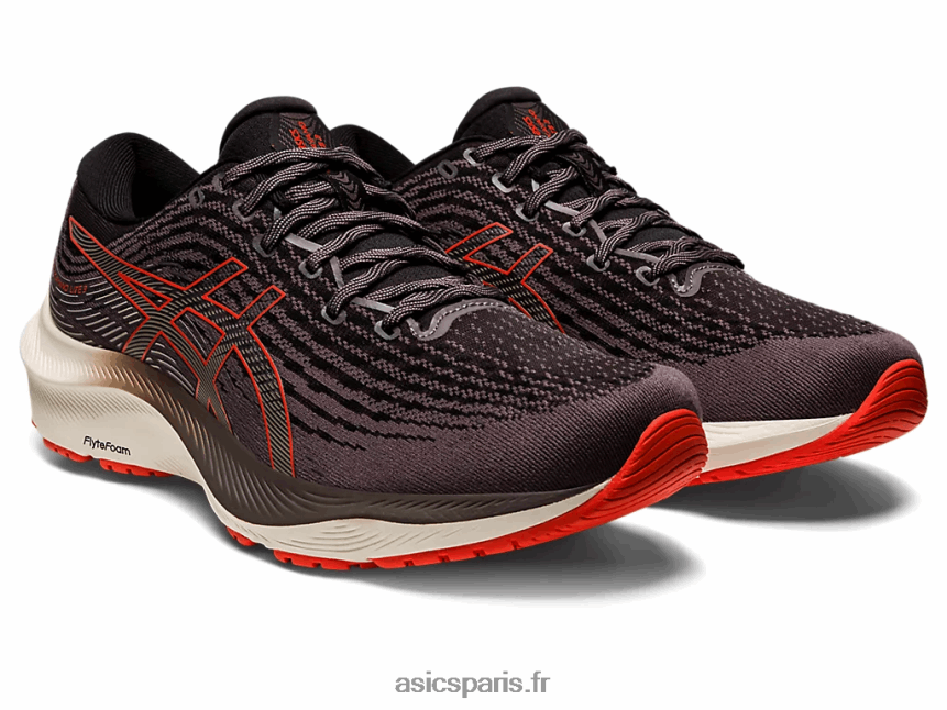 Hommes Asics gel-kayano lite 3 BXL8B2827 smoke shadow/tomate cerise