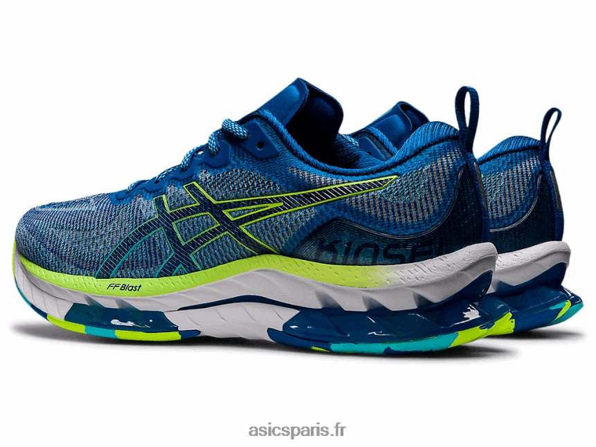 Hommes Asics gel-kinsei souffle le BXL8B21537 route du lac/vert de danger