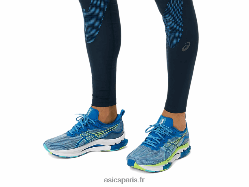 Hommes Asics gel-kinsei souffle le BXL8B21537 route du lac/vert de danger