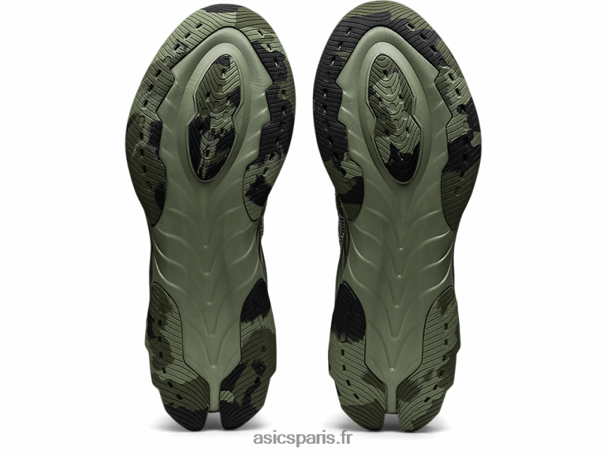 Hommes Asics gel-kinsei souffle le BXL8B2654 vert lichen/blanc