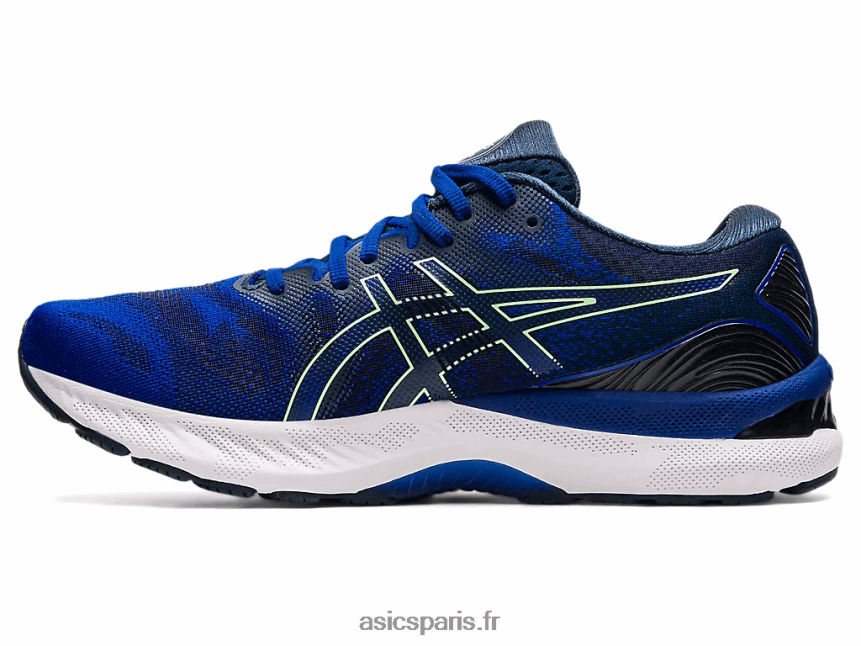Hommes Asics gel-nimbus 23 BXL8B21854 bleu monaco/citron vert vif