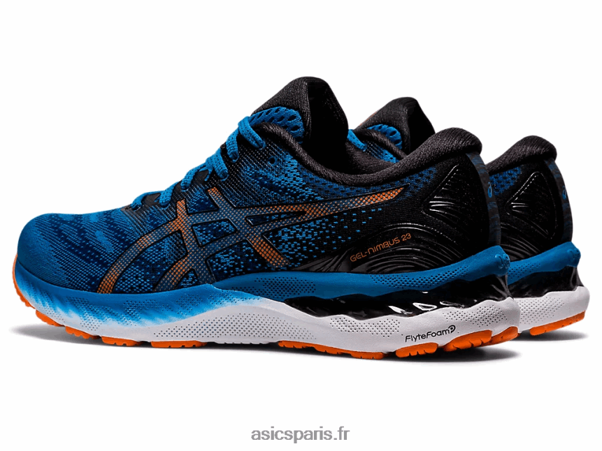 Hommes Asics gel-nimbus 23 BXL8B21945 reborn bleu/noir