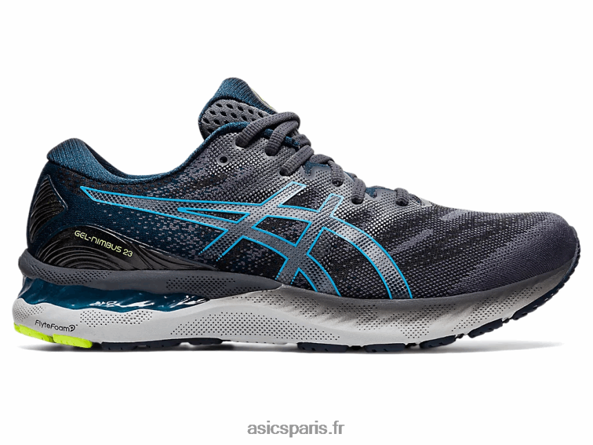 Hommes Asics gel-nimbus 23 BXL8B22018 transporteur gris/digital aqua