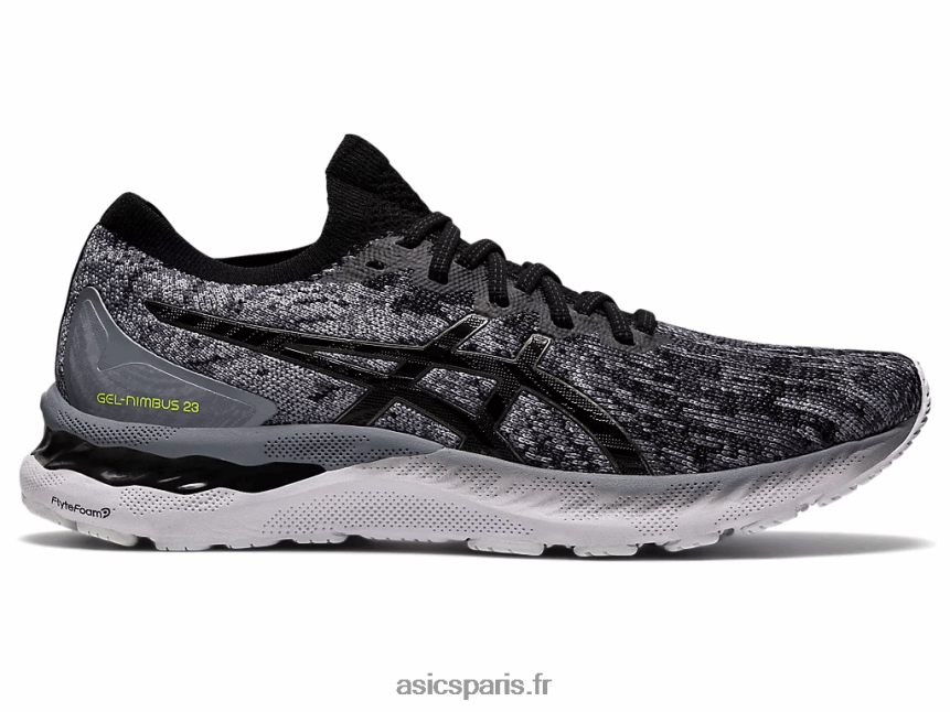 Hommes Asics gel-nimbus 23 tricot BXL8B21884 tôle/noir