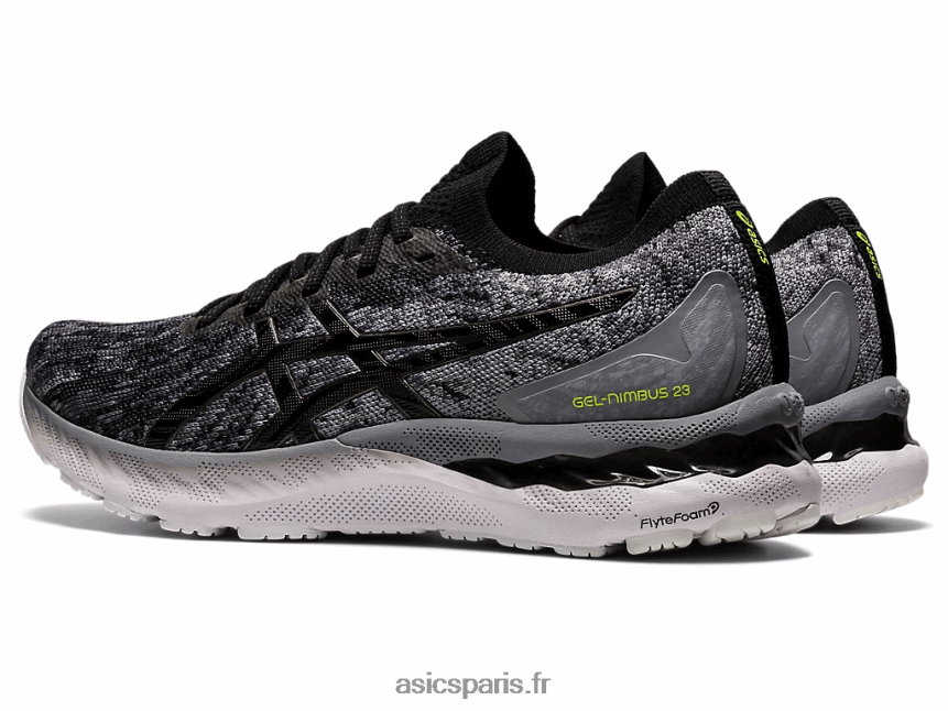 Hommes Asics gel-nimbus 23 tricot BXL8B21884 tôle/noir