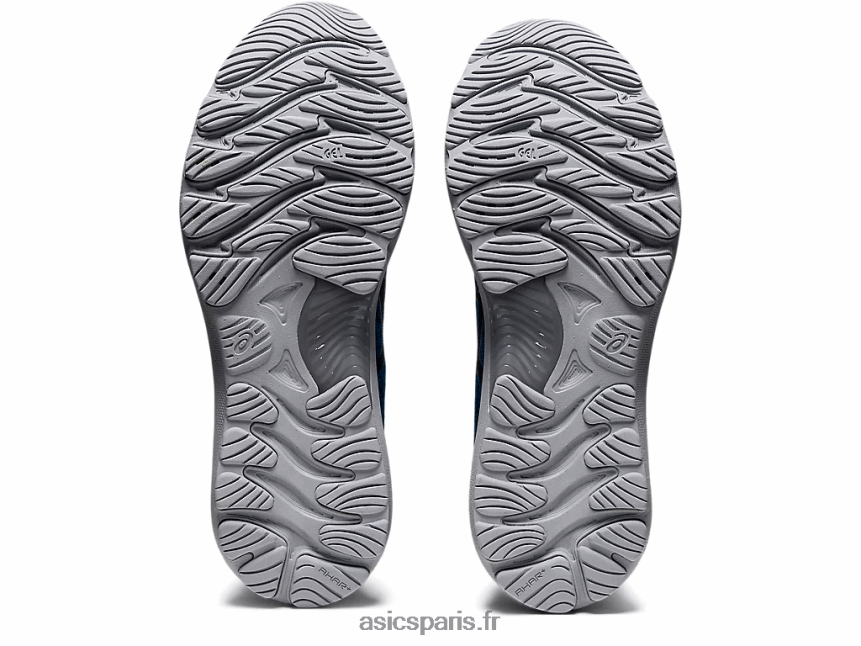 Hommes Asics gel-nimbus 23 tricot BXL8B21895 reborn bleu/noir