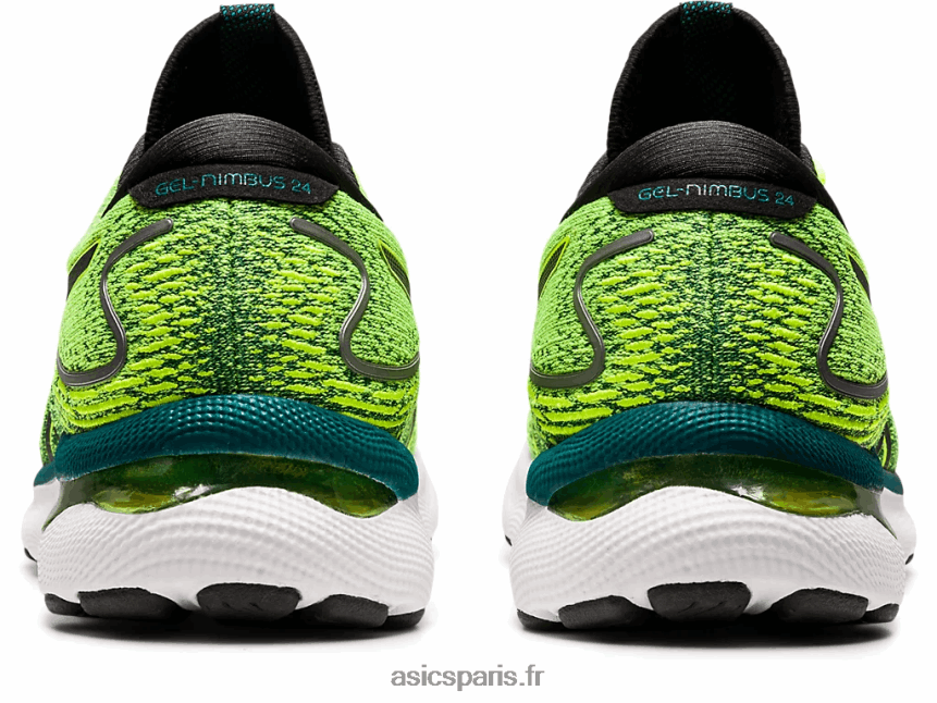 Hommes Asics gel-nimbus 24 BXL8B21038 jaune sécurité/noir