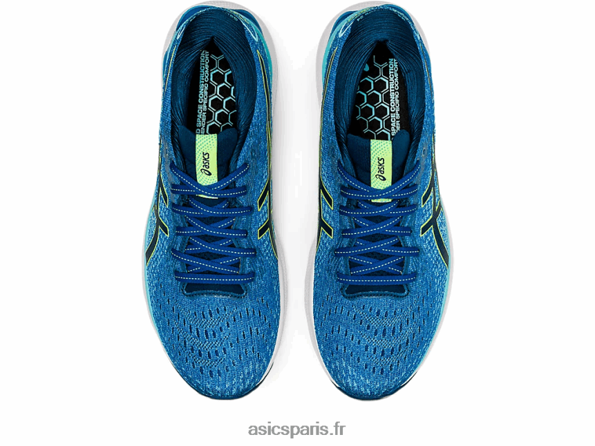 Hommes Asics gel-nimbus 24 BXL8B21552 route du lac/vert de danger