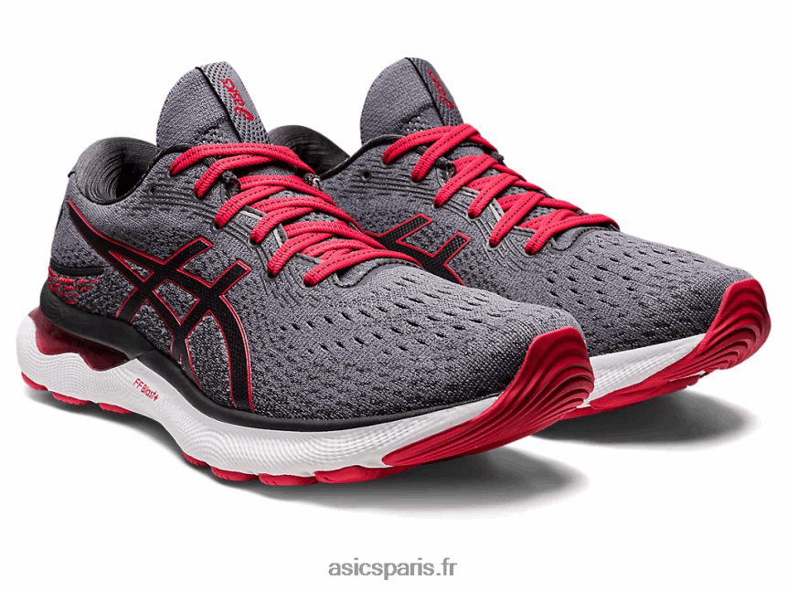 Hommes Asics gel-nimbus 24 BXL8B2213 métropole/rouge classique