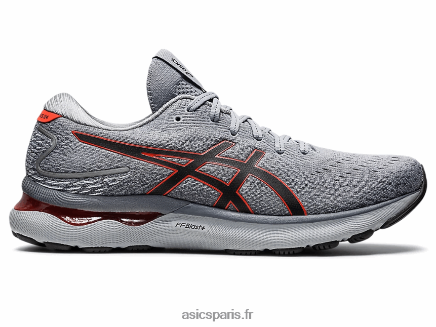 Hommes Asics gel-nimbus 24 BXL8B2908 feuille de roche/tomate cerise