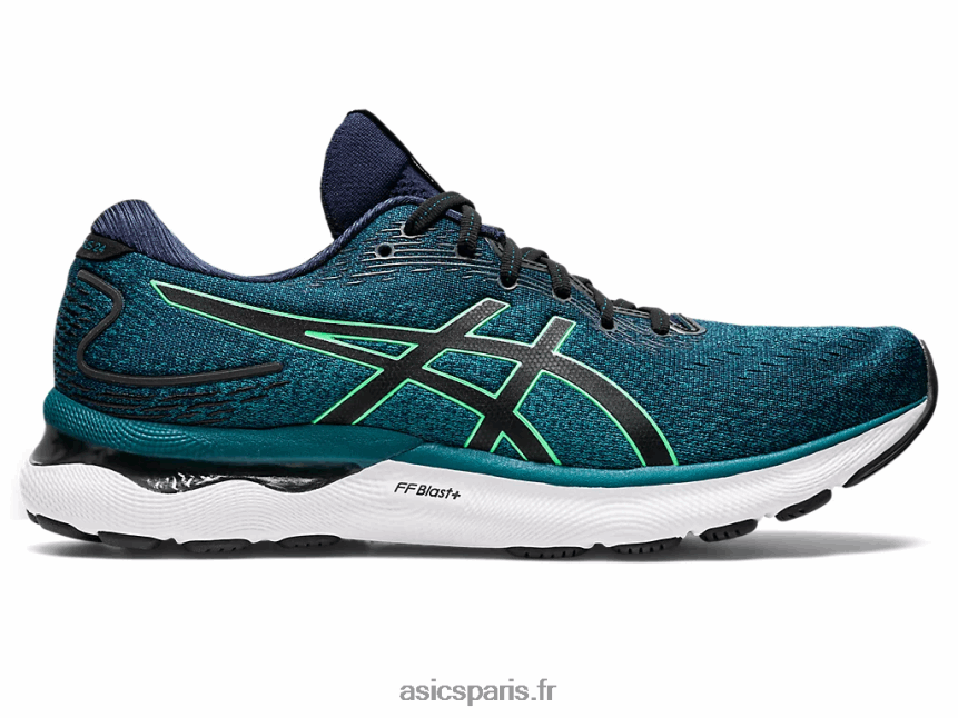 Hommes Asics gel-nimbus 24 BXL8B2913 pin velours/nouvelle feuille