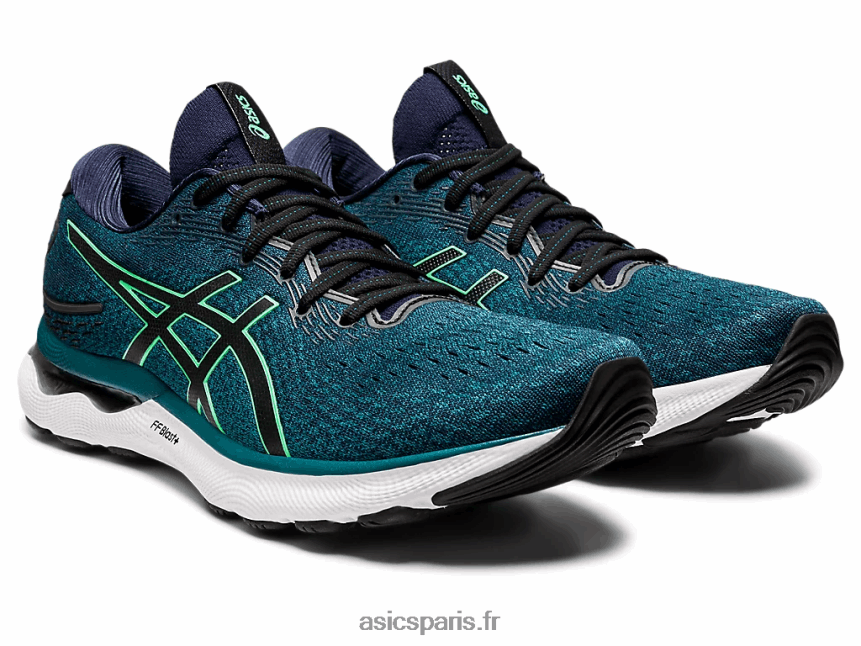 Hommes Asics gel-nimbus 24 BXL8B2913 pin velours/nouvelle feuille