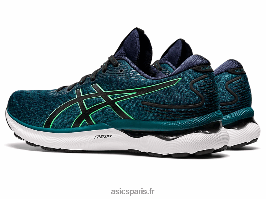 Hommes Asics gel-nimbus 24 BXL8B2913 pin velours/nouvelle feuille