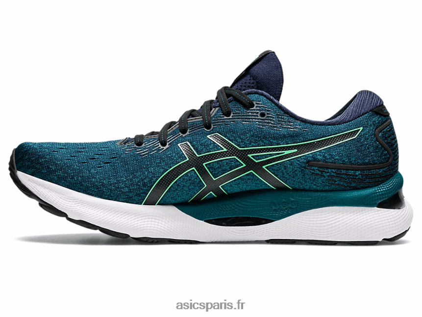 Hommes Asics gel-nimbus 24 BXL8B2913 pin velours/nouvelle feuille