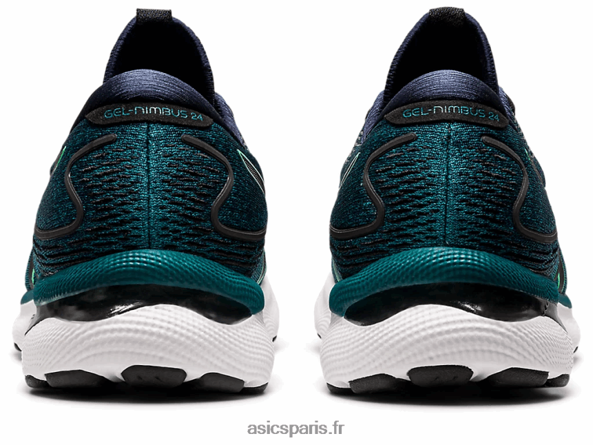 Hommes Asics gel-nimbus 24 BXL8B2913 pin velours/nouvelle feuille