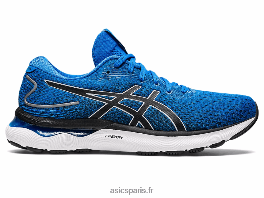Hommes Asics gel-nimbus 24 BXL8B2920 bleu électrique/gris piémont