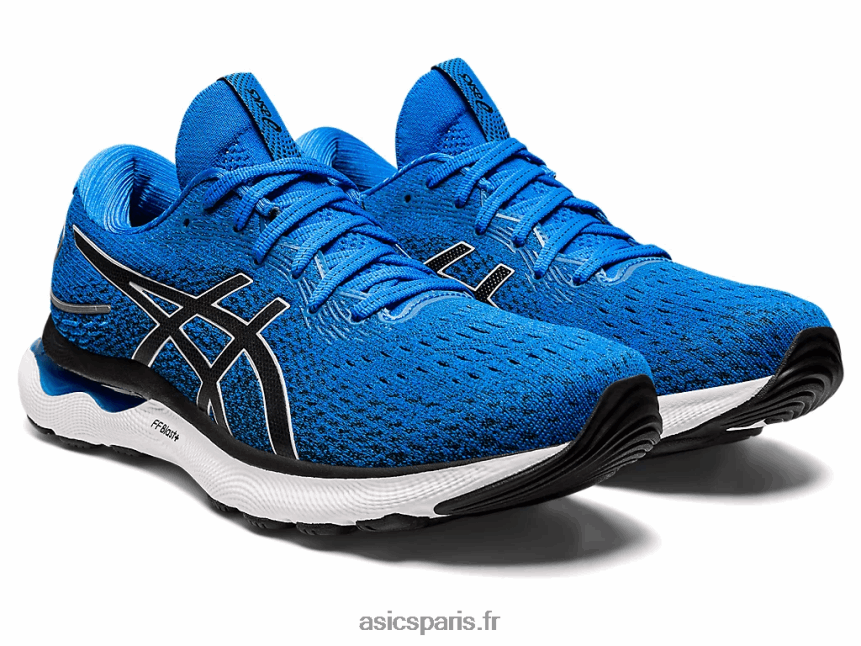Hommes Asics gel-nimbus 24 BXL8B2920 bleu électrique/gris piémont