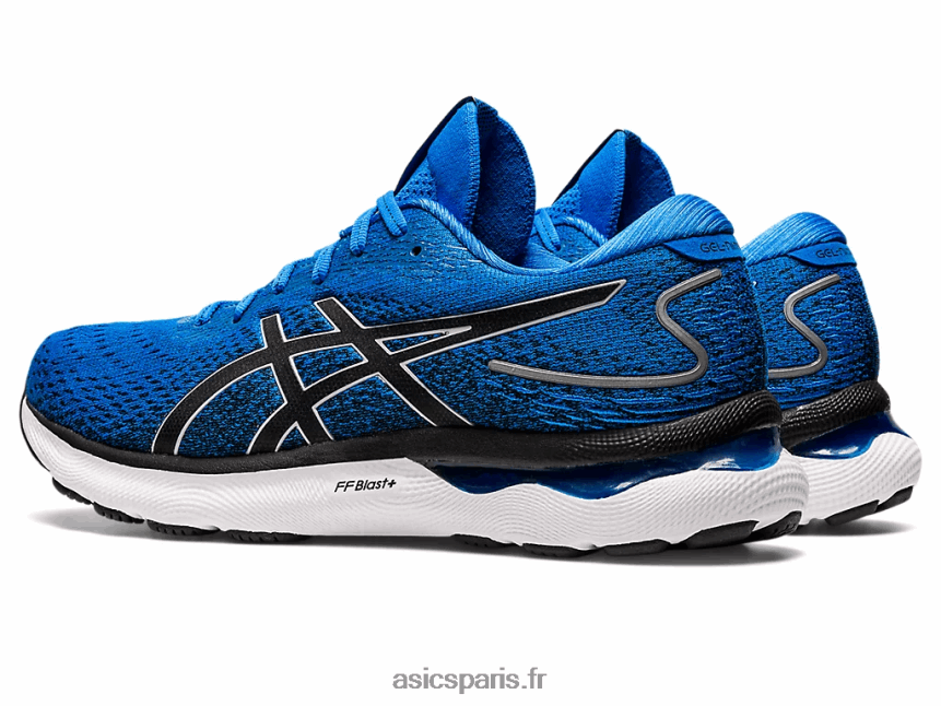 Hommes Asics gel-nimbus 24 BXL8B2920 bleu électrique/gris piémont