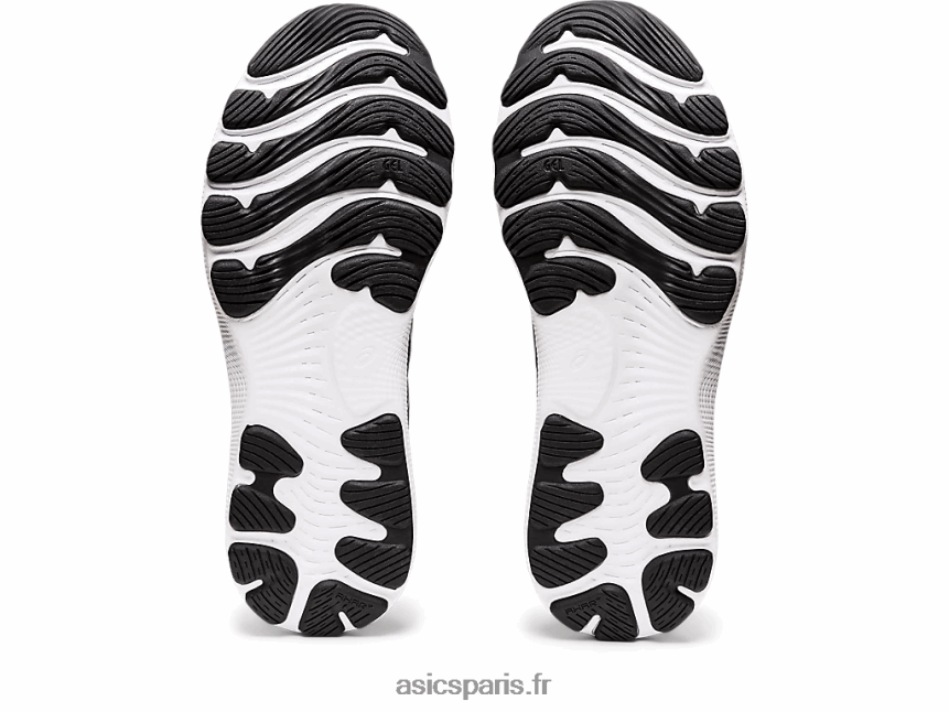 Hommes Asics gel-nimbus 24 de large BXL8B21471 noir blanc