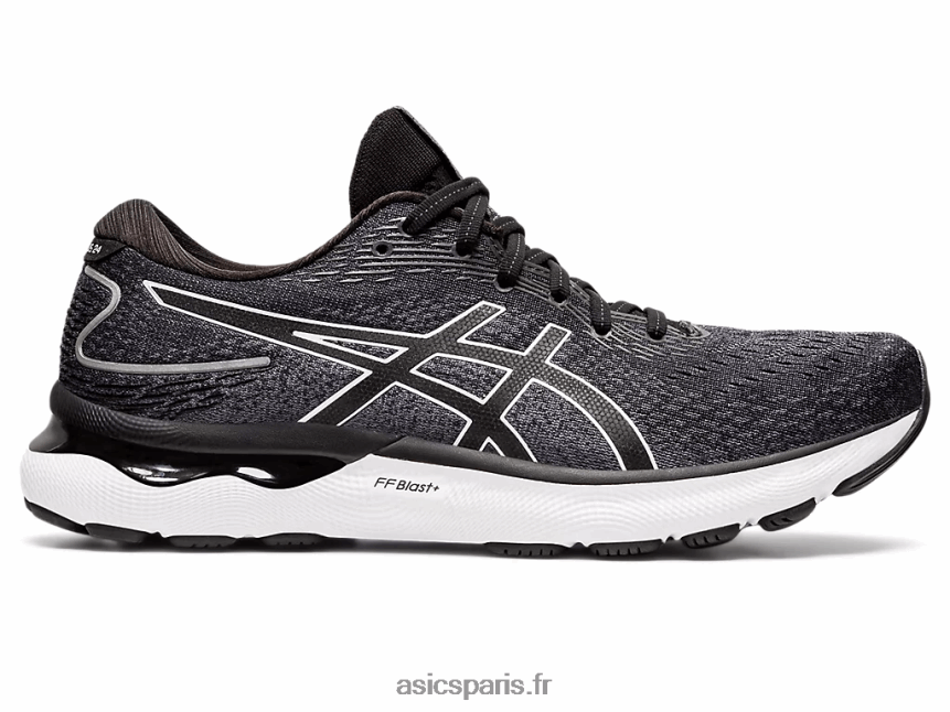 Hommes Asics gel-nimbus 24 extra large BXL8B21466 noir blanc