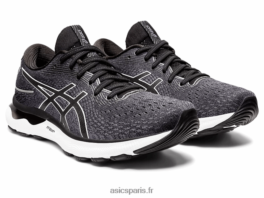 Hommes Asics gel-nimbus 24 extra large BXL8B21466 noir blanc