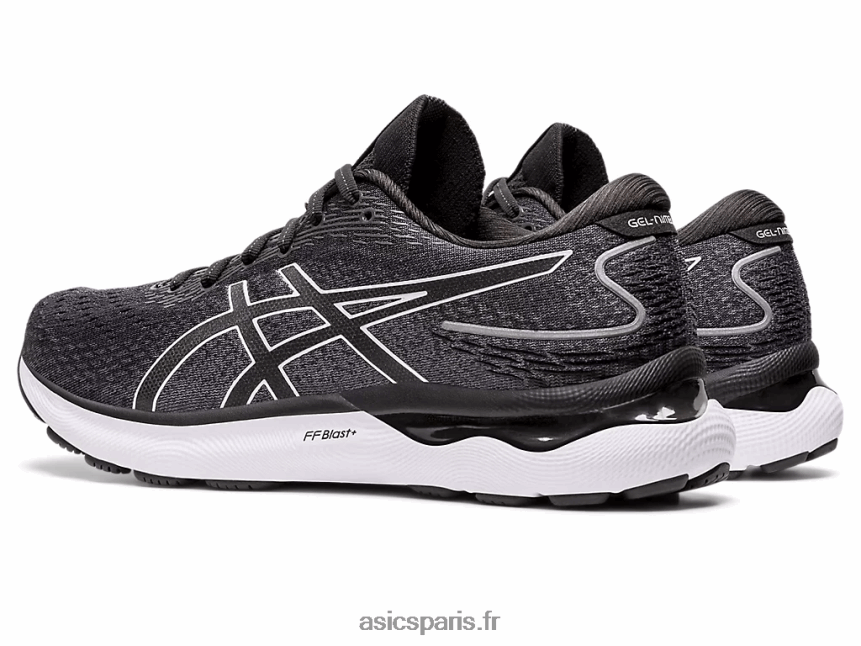 Hommes Asics gel-nimbus 24 extra large BXL8B21466 noir blanc